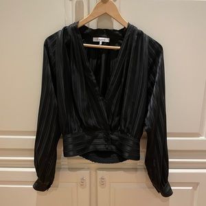 Blake Frame silk cooped top